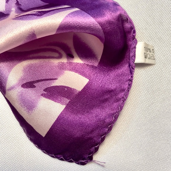 Silk Scarf Exquisite Peony Flower Print Silk Scarf Lightweight Breathable  Shawl - Picture 5 of 9